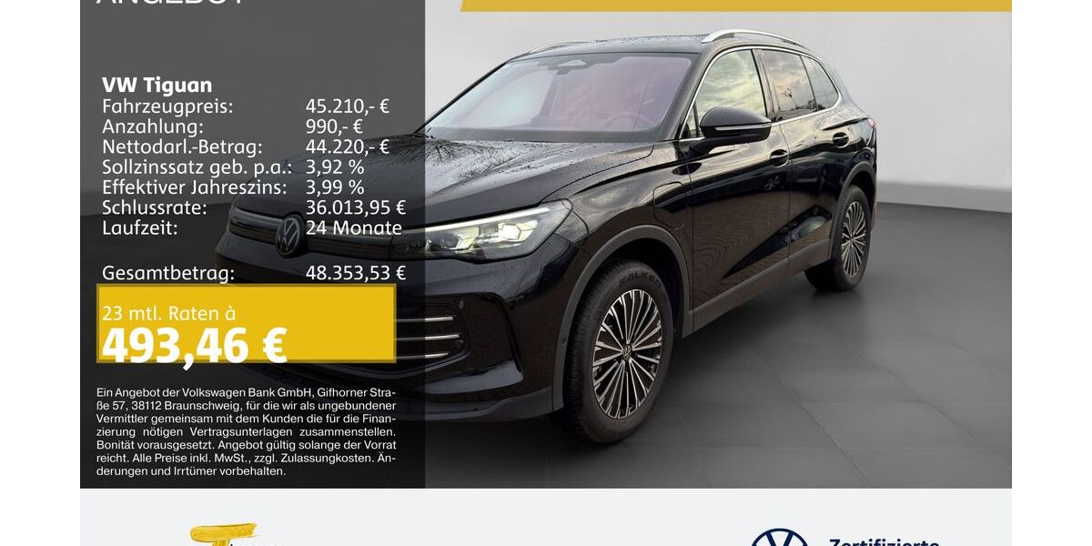 VW Tiguan 13.074 km 45.210 &euro; Dorsten 46282