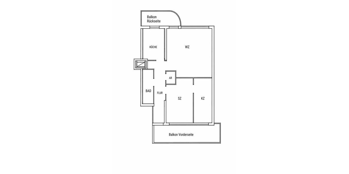 Etagenwohnung Krefeld Dießem - 3 Zimmer, 83 m&sup2;, 200.000&euro; | Angebot:26993468