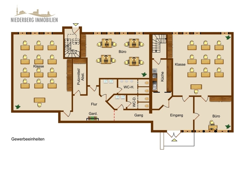 Vielseitige und flexible Büro-Praxisräume in Wülfrath zimmer