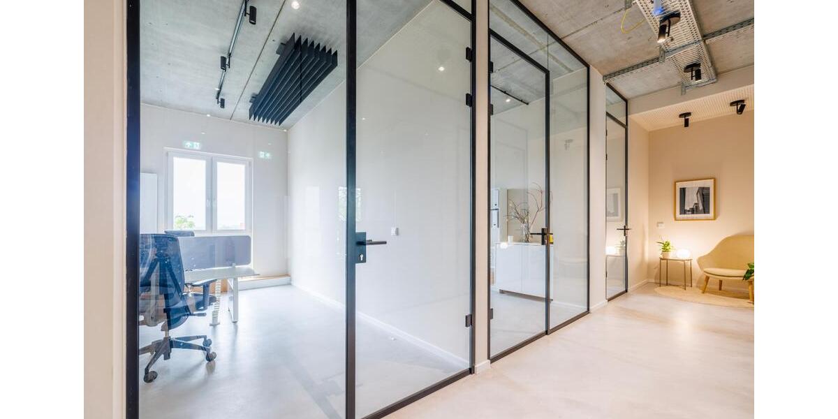 Rheinblick-Double Office: Modernes Coworking in Duisburg Ruhrort zimmer