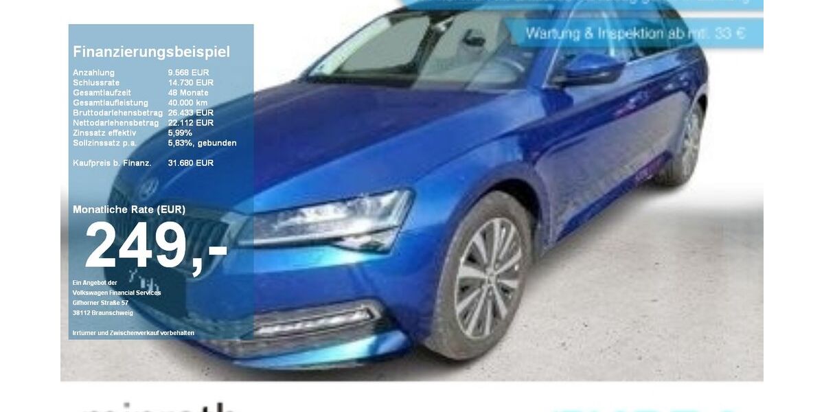 Skoda Superb 53.788 km 30.680 &euro; Moers 47441