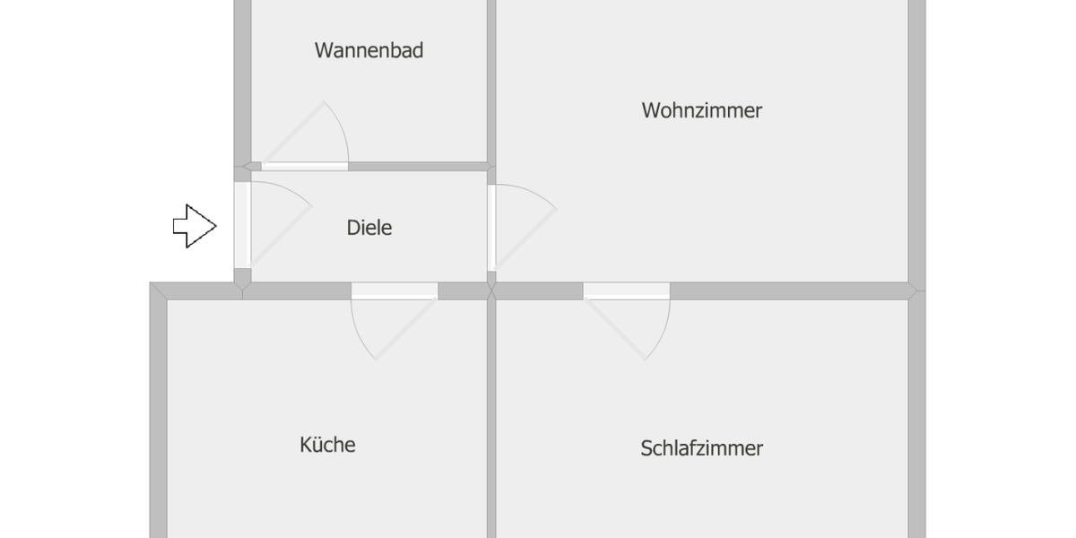 ~ Gemütliche 2-Raum-Wohnung + gepflegt sofort einziehen möglich ~ 2 zimmer