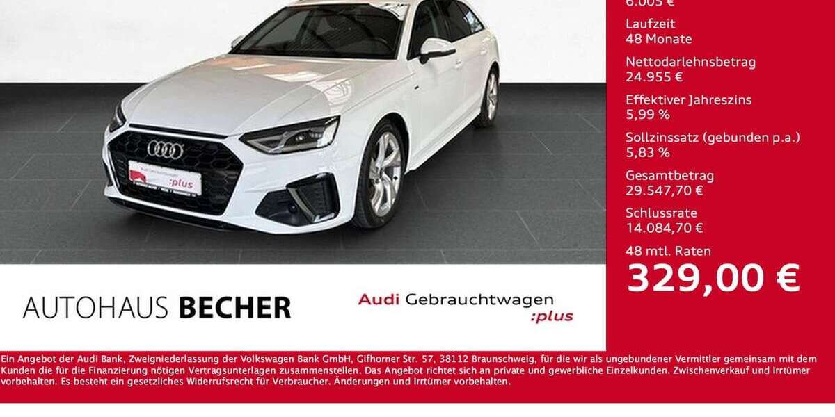 Audi A4 27.450 km 30.960 &euro; Wesel 46485