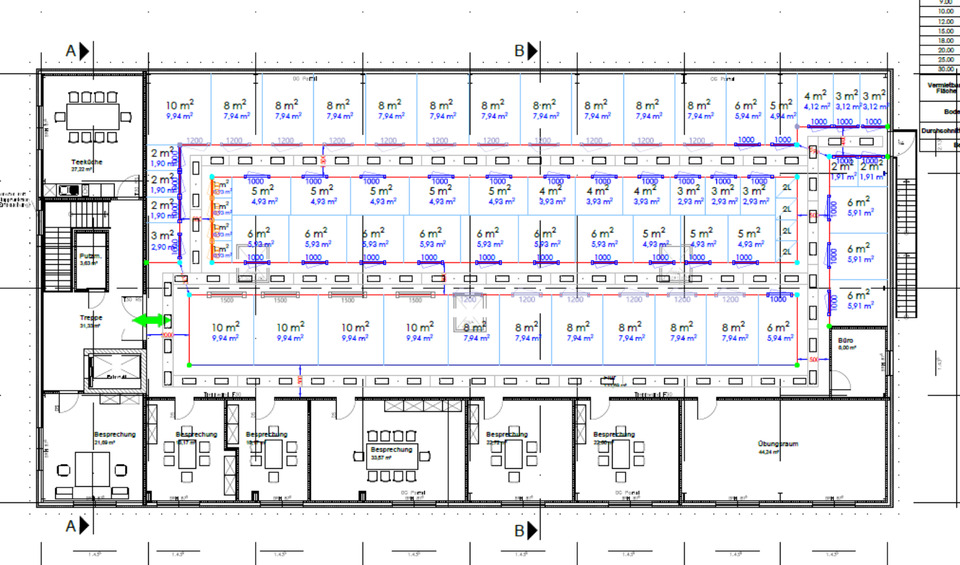 Praxis Büro Bürofläche Tagesbüro Konferenzraum Besprechungsraum zimmer
