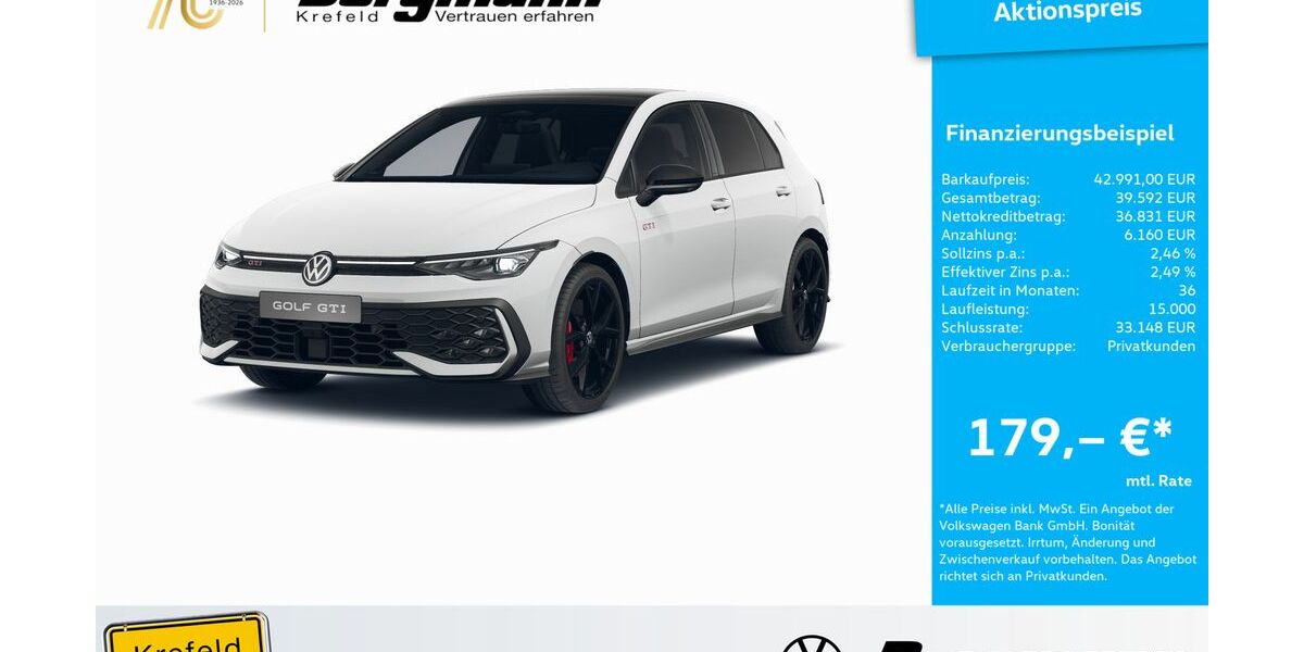 VW Golf 4.464 km 42.991 &euro; Krefeld 47803