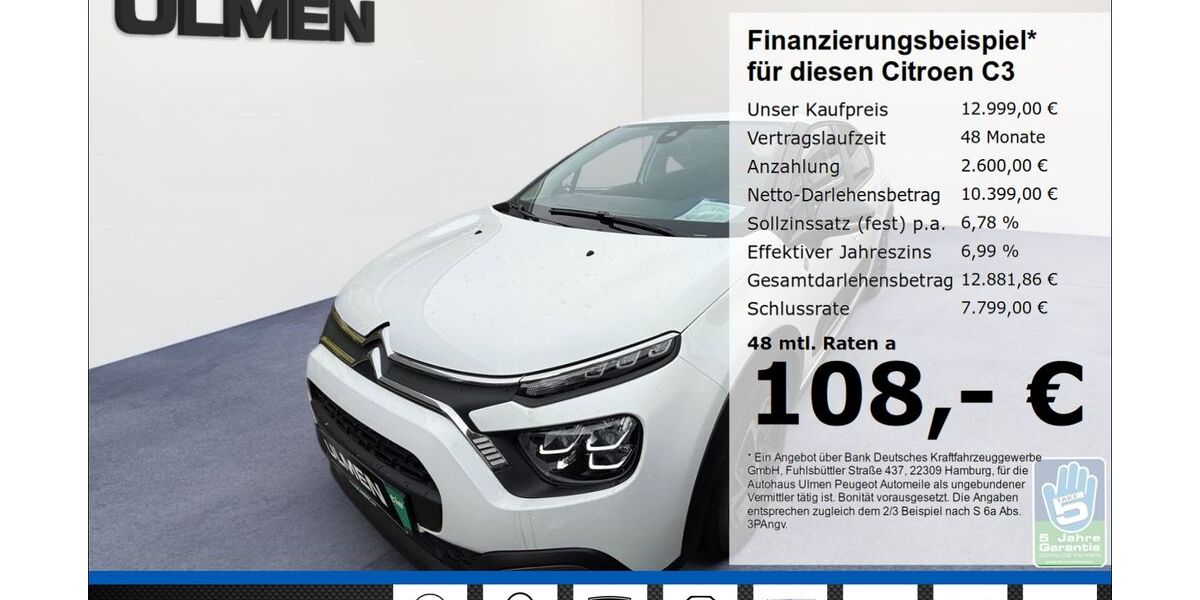 Citroen C3 22.975 km 12.999 &euro; Düsseldorf 40233