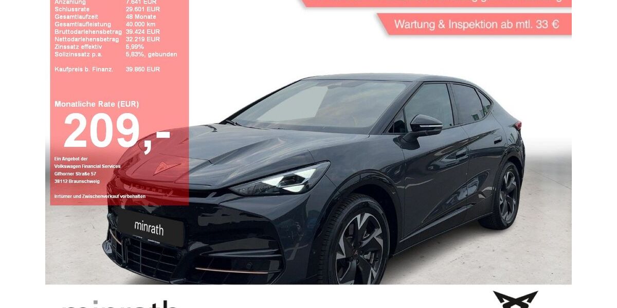 Cupra Tavascan 10.668 km 38.510 € Moers-Hülsdonk 47441