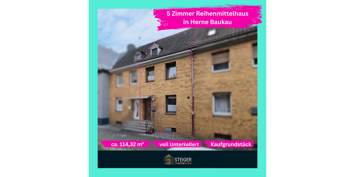 Einfamilienhaus Herne Baukau - 5 Zimmer, 106 m&sup2;, 229.000&euro; | Angebot:27157818