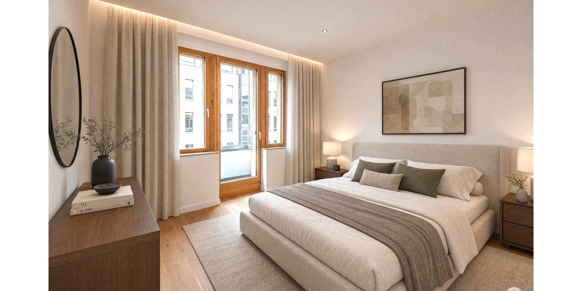 Repräsentative, hochwertige 3 Zimmer-Wohnung mit großer Dachterrasse im Herzen Düsseldorfs. - Etagenwohnung Düsseldorf | Angebot:27008401