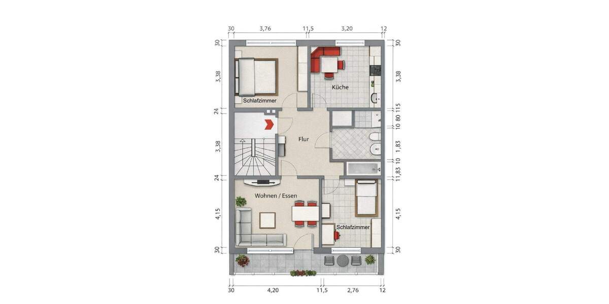 Mehrfamilienhaus, Wohnhaus Velbert Mitte - 9 Zimmer, 208 m&sup2;, 559.000&euro; | Angebot:25228075
