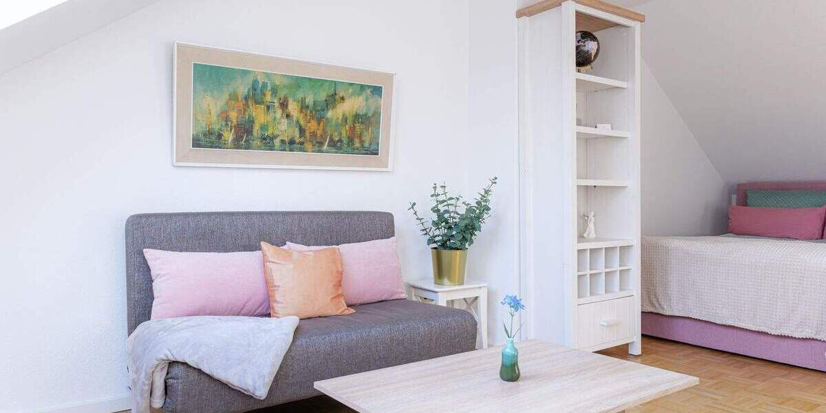 Möblierte Wohnung mit Einbauküche und Waschtrockner 1 zimmer