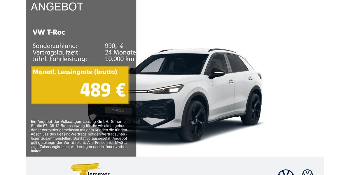 VW T-Roc 16.031 km 37.970 &euro; Marl 45770