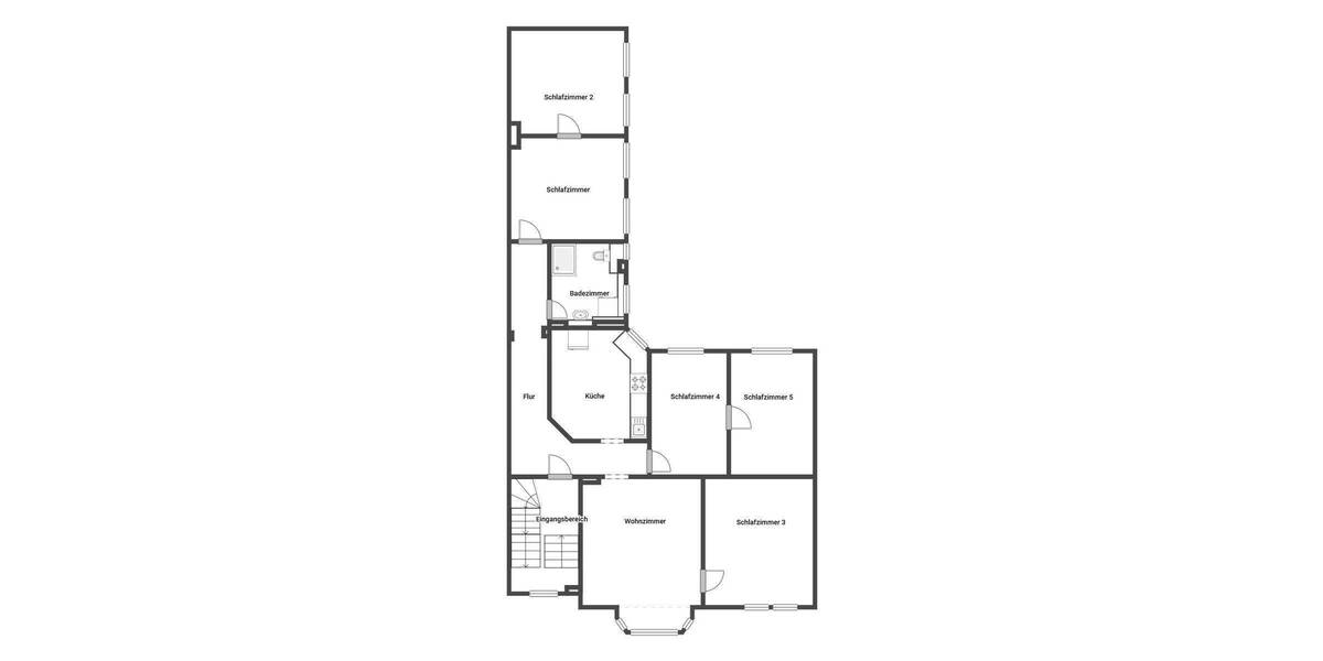 Etagenwohnung Krefeld Dießem/Lehmheide - 6 Zimmer, 127 m&sup2;, 179.000&euro; | Angebot:25037977