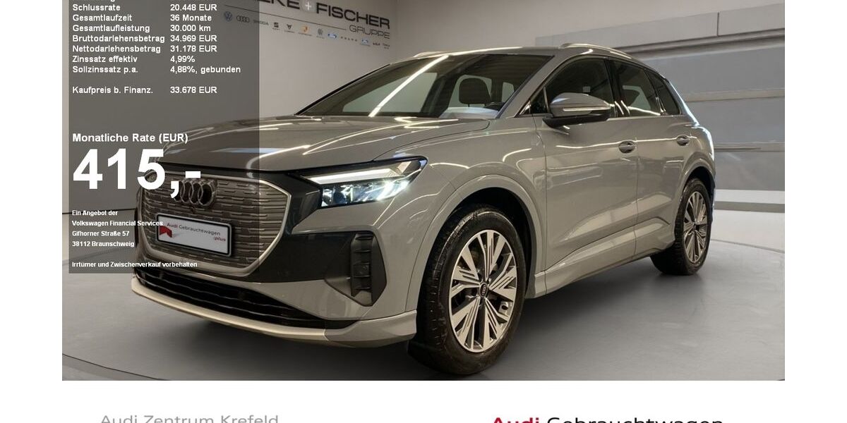 Audi Q4 e-tron 18.999 km 33.678 &euro; Krefeld 47805