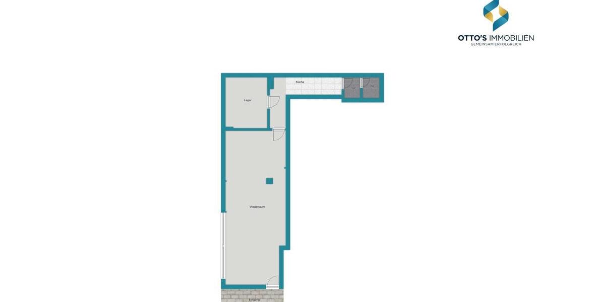 Zentral gelegenes Büro oder Ladenlokal zimmer
