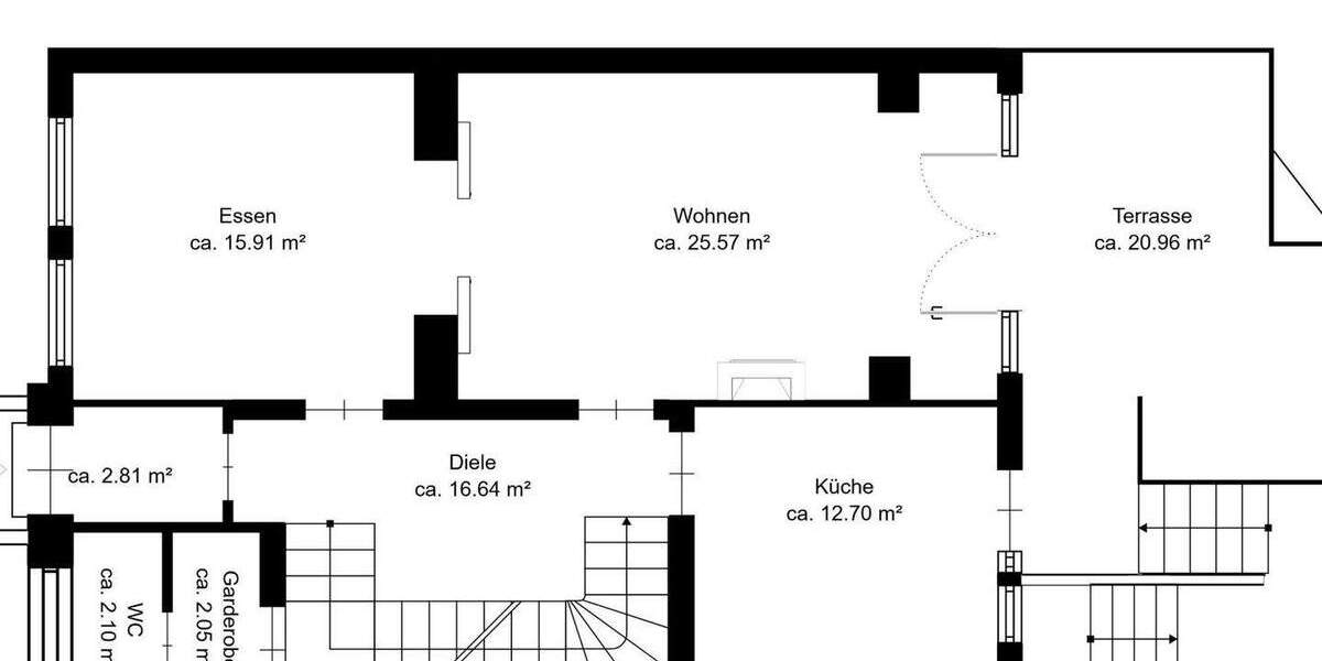 Reihenmittelhaus Krefeld Cracau - 7 Zimmer, 202 m&sup2;, 1.590.000&euro; | Angebot:23950806