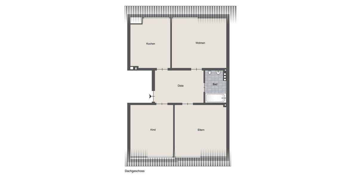 Etagenwohnung Krefeld / Bockum Bockum - 3 Zimmer, 67 m&sup2;, 530&euro; | Angebot:26359693