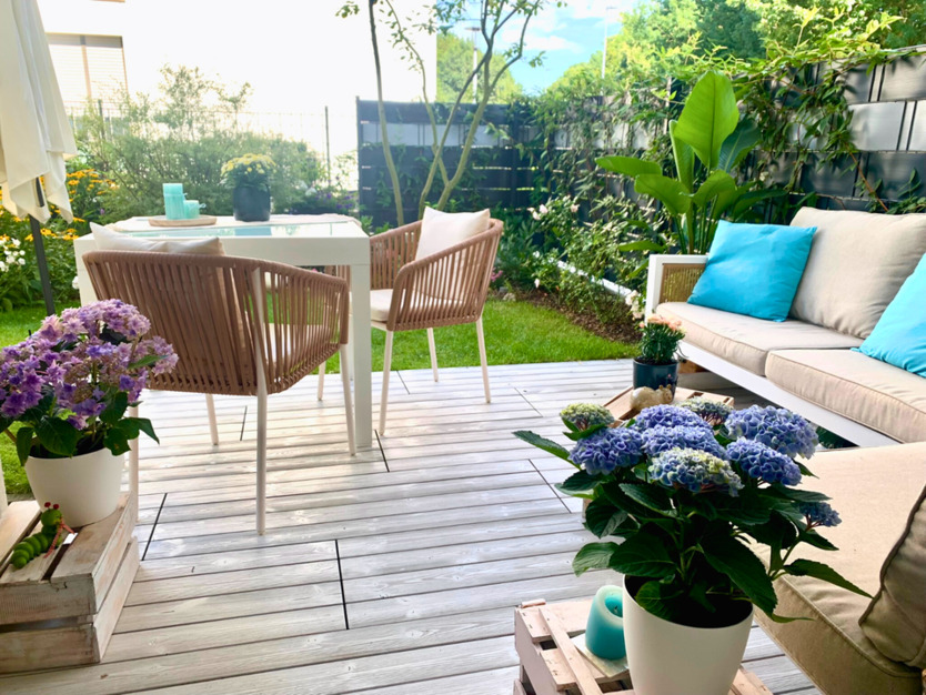 NeubauWohnung mit GartenEBK, ruhige Lage Düsseldorf (prov.frei)
