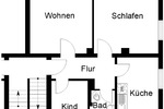 Erdgeschoßwohnung Herne Wanne - 3.5 Zimmer, 54 m&sup2;, 365&euro; | Angebot:24876016