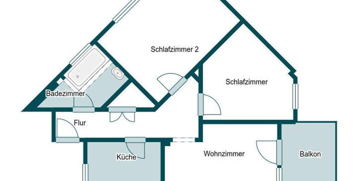 Raum für Alltag & Ideen: 3-Zi.-Erdgeschosswohnung mit großem, überdachtem Balkon 3 zimmer