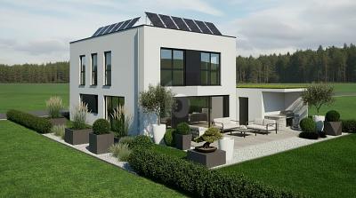 NEUBAU - FREISTEHEND, MASSIV UND MODERN - KFW 40 - Einfamilienhaus Essen Stadtbezirk VII | Angebot:27095331
