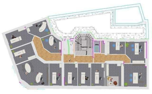Gewerbeobjekt Düsseldorf Stadtmitte - 1 Zimmer, 230 m&sup2;, 3.105&euro; | Angebot:25278839