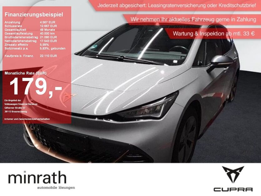 Cupra Born 63.321 km 21.190 € Moers-Hülsdonk 47441