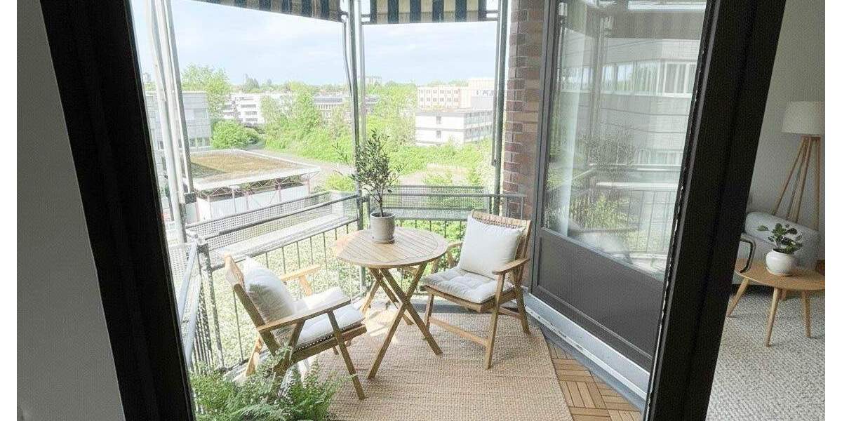 Wohnen im Grünen: 3 Zimmer Wohnung mit Balkon im Zooviertel 3 zimmer