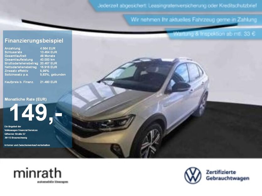 VW Taigo 15.320 km 20.030 € Moers 47441