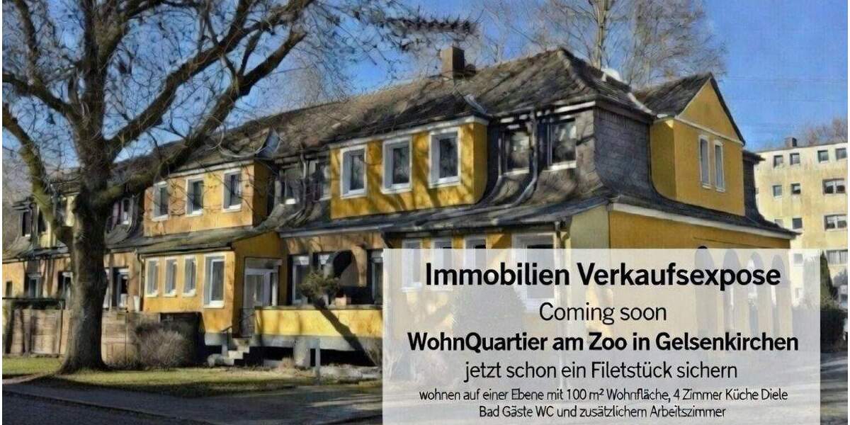 Etagenwohnung Gelsenkirchen Bismarck - 5 Zimmer, 100 m&sup2;, 195.000&euro; | Angebot:25165470