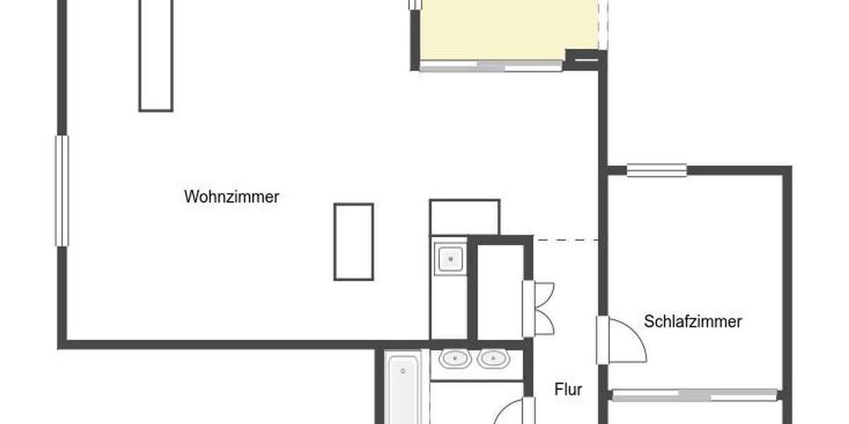 Etagenwohnung Düsseldorf Pempelfort - 2 Zimmer, 90 m&sup2;, 675.000&euro; | Angebot:25568428