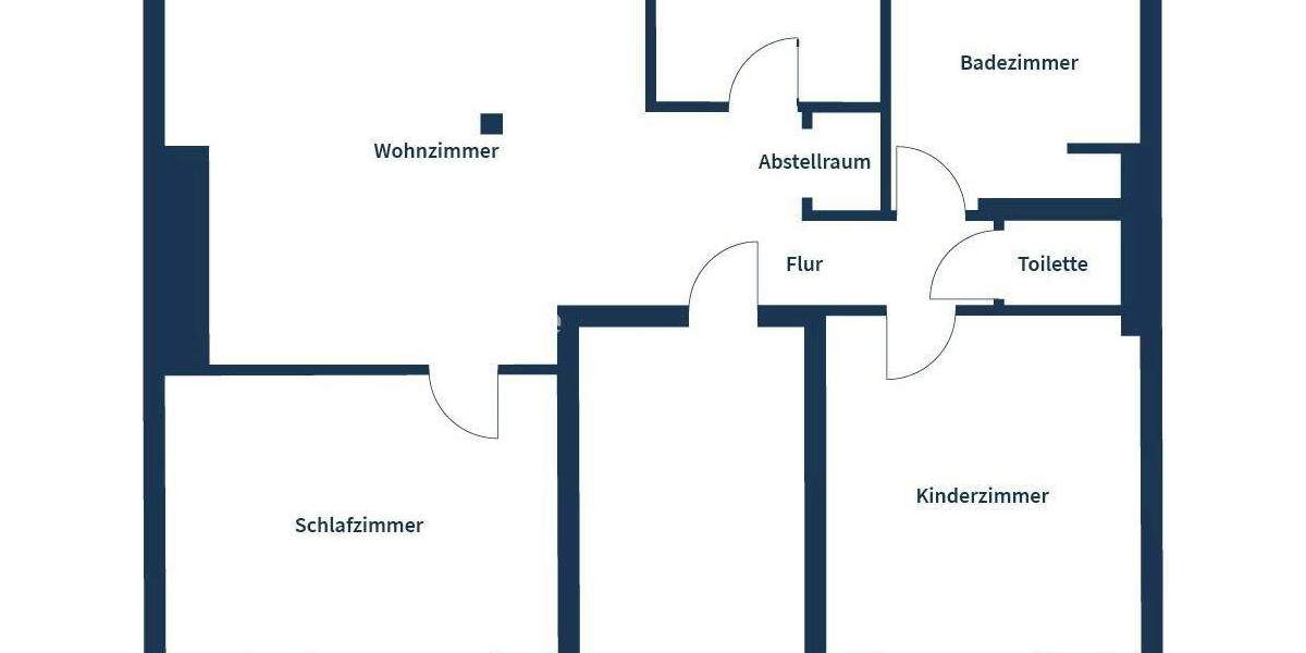 Etagenwohnung Bochum Hamme - 3 Zimmer, 85 m&sup2;, 119.000&euro; | Angebot:25388890