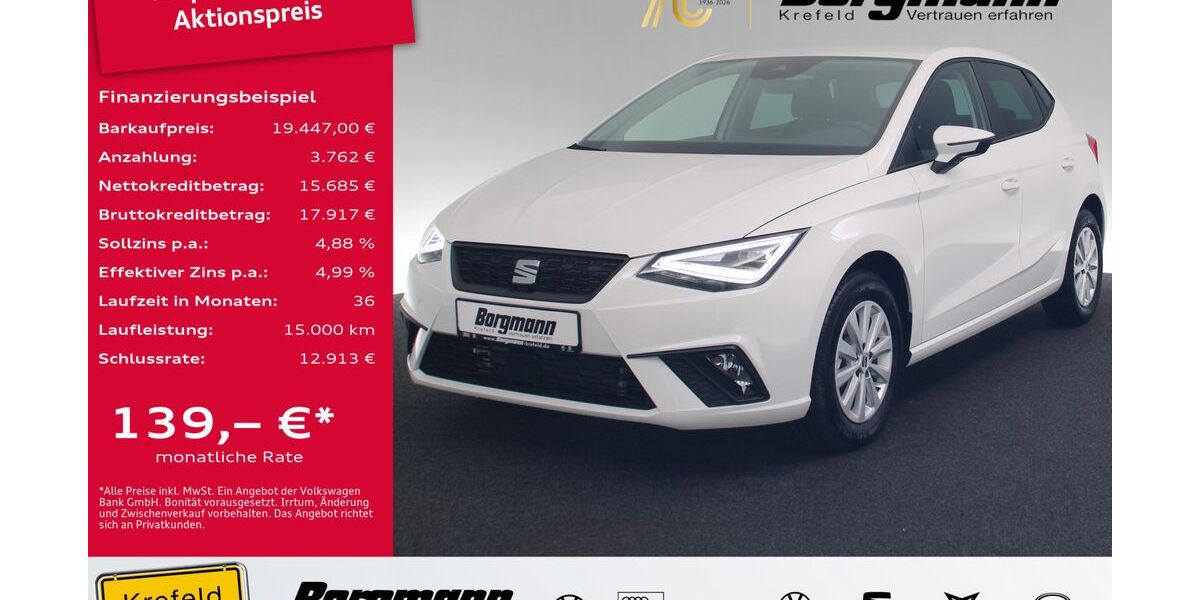 Seat Ibiza 4.850 km 19.447 &euro; Krefeld 47803