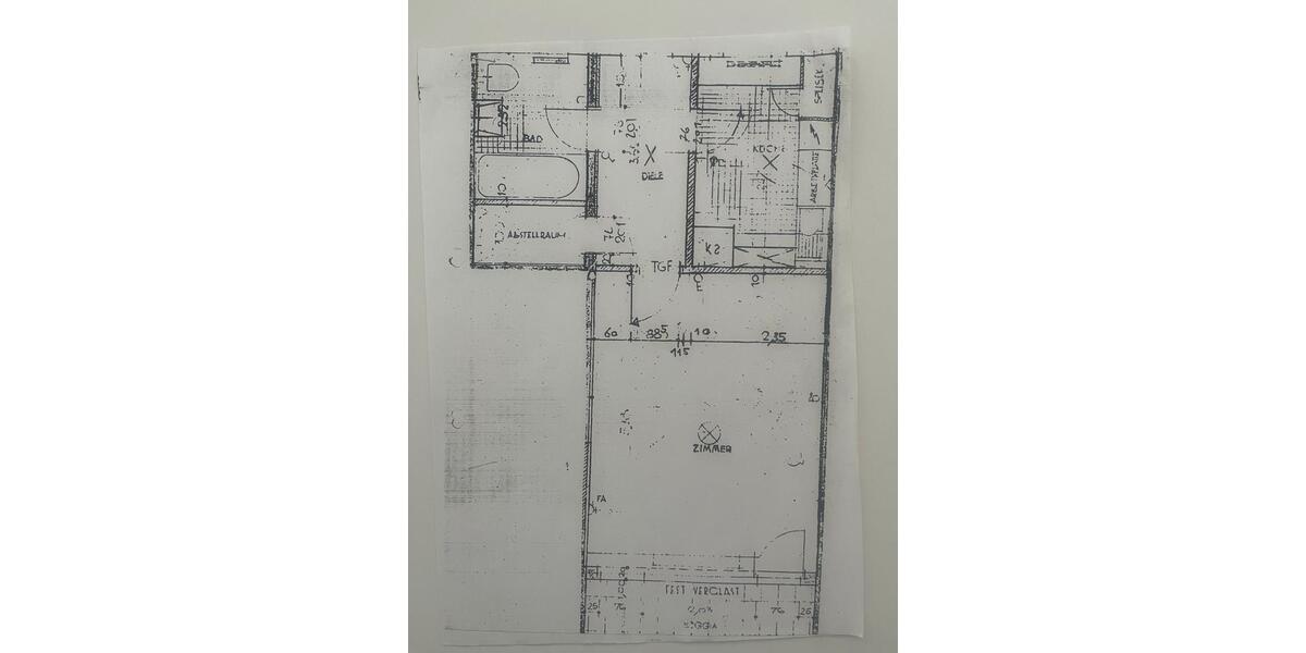 42 qm 1-Zimmer Wohnung von privat in Düsseldorf Lörick 1 zimmer