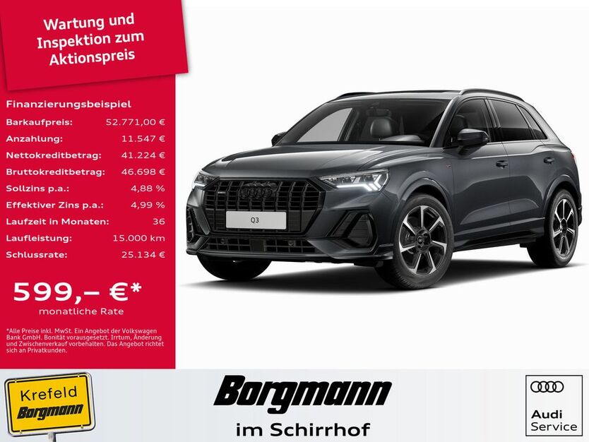 Audi Q3 6.666 km 52.771 € Krefeld 47803