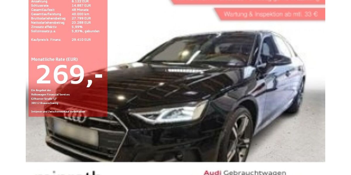Audi A4 29.180 km 28.910 &euro; Moers-Hülsdonk 47441