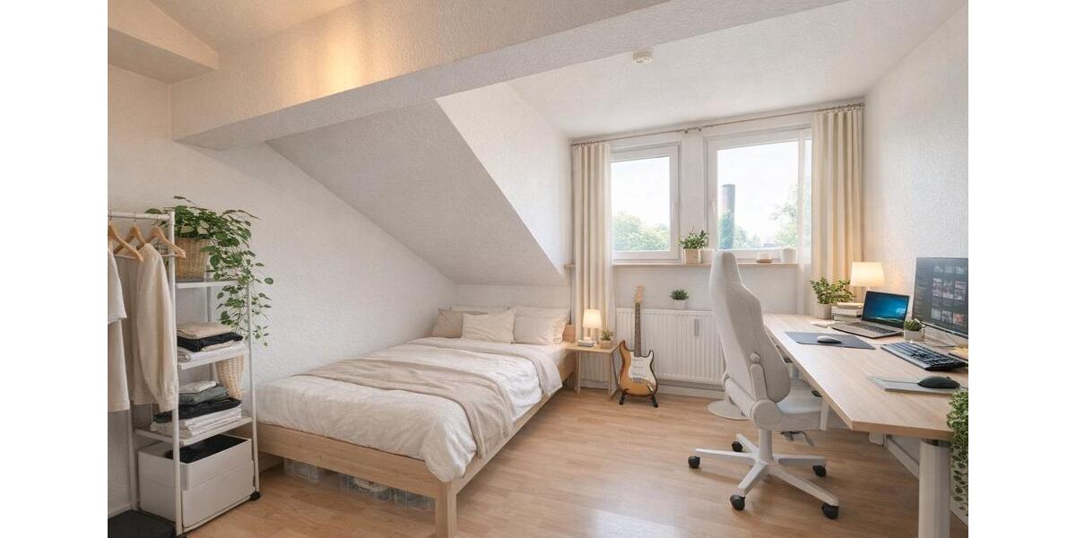 Dachgeschoßwohnung Bochum Bochum-Mitte - 3 Zimmer, 45 m&sup2;, 499&euro; | Angebot:26403722