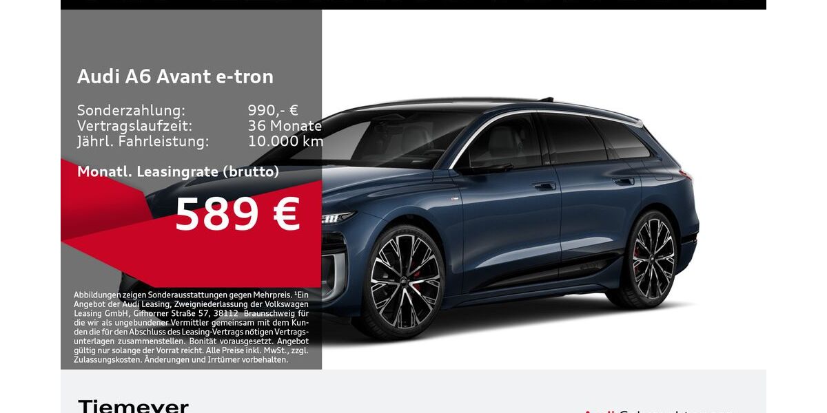 Audi A6 e-tron 14.289 km 63.220 &euro; Gelsenkirchen 45894