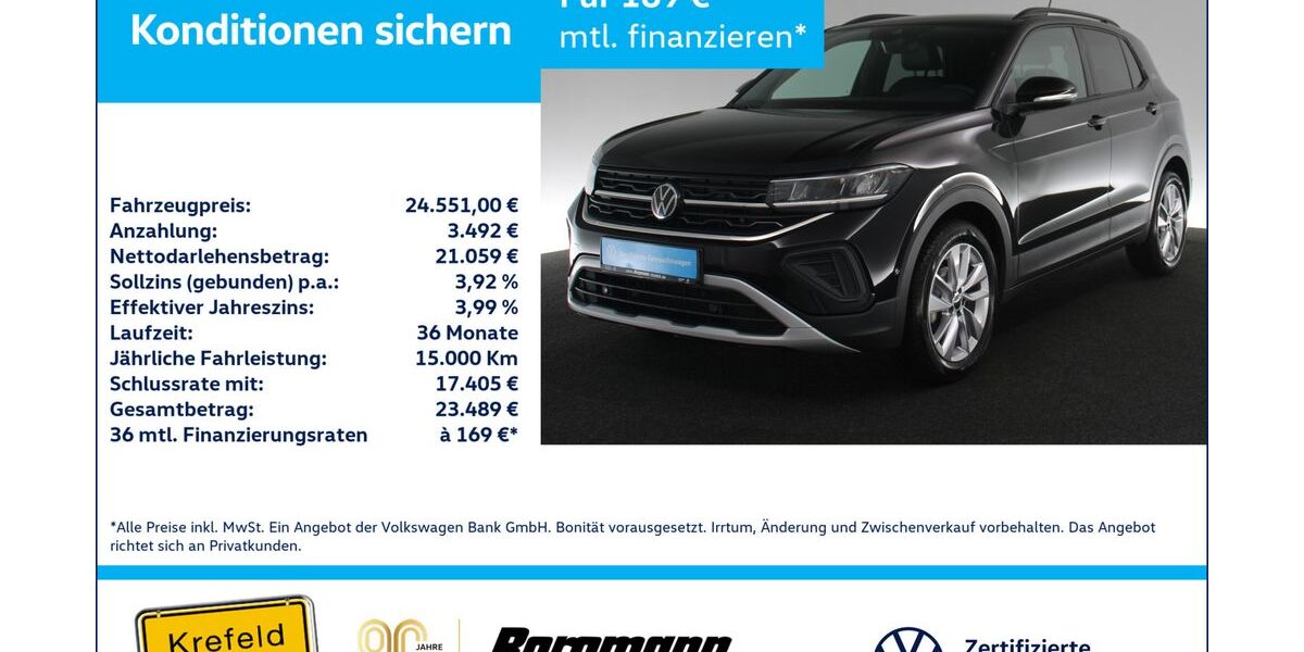 VW T-Cross 24.688 km 24.551 &euro; Krefeld 47803