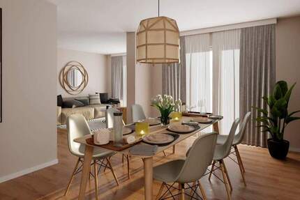 Drei Zimmer mit Loggia in Südausrichtung und zwei Bädern 4 zimmer