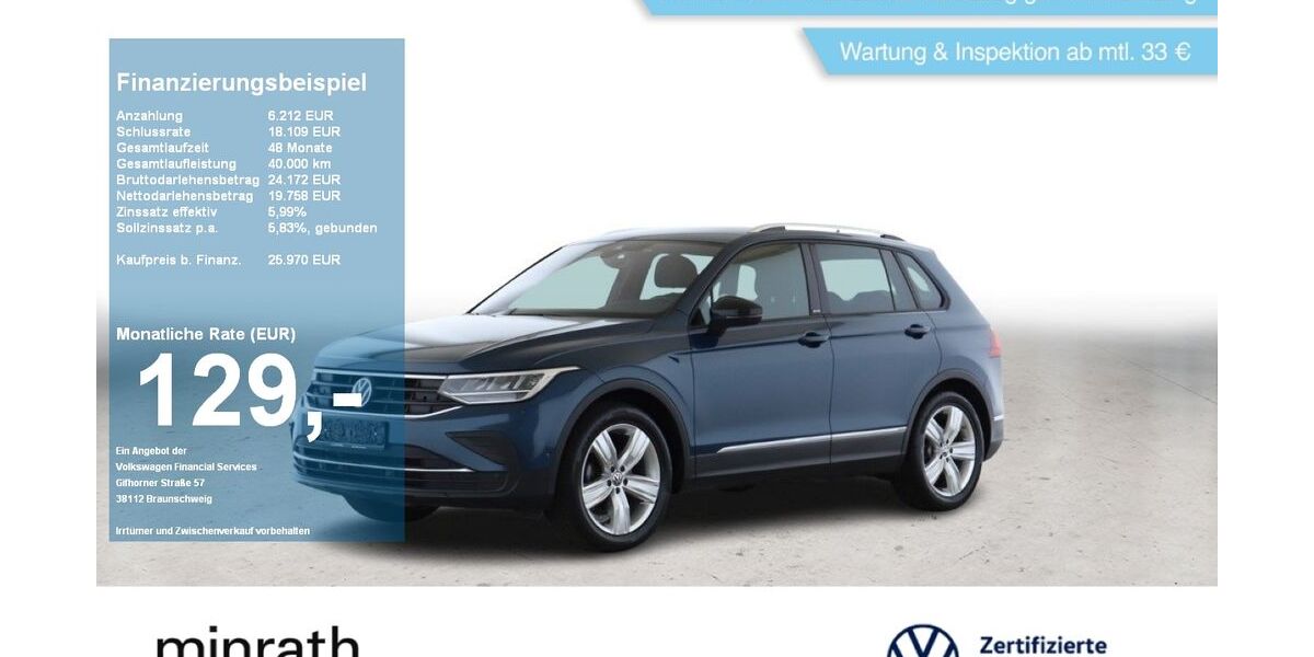 VW Tiguan 111.750 km 24.220 &euro; Moers 47441