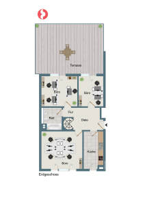D-dorf-Niederkassel! 3-4 Raum EG-WE + 2 TG Plätz2 - 4- Düsseldorf Lörick | Angebot:27024863