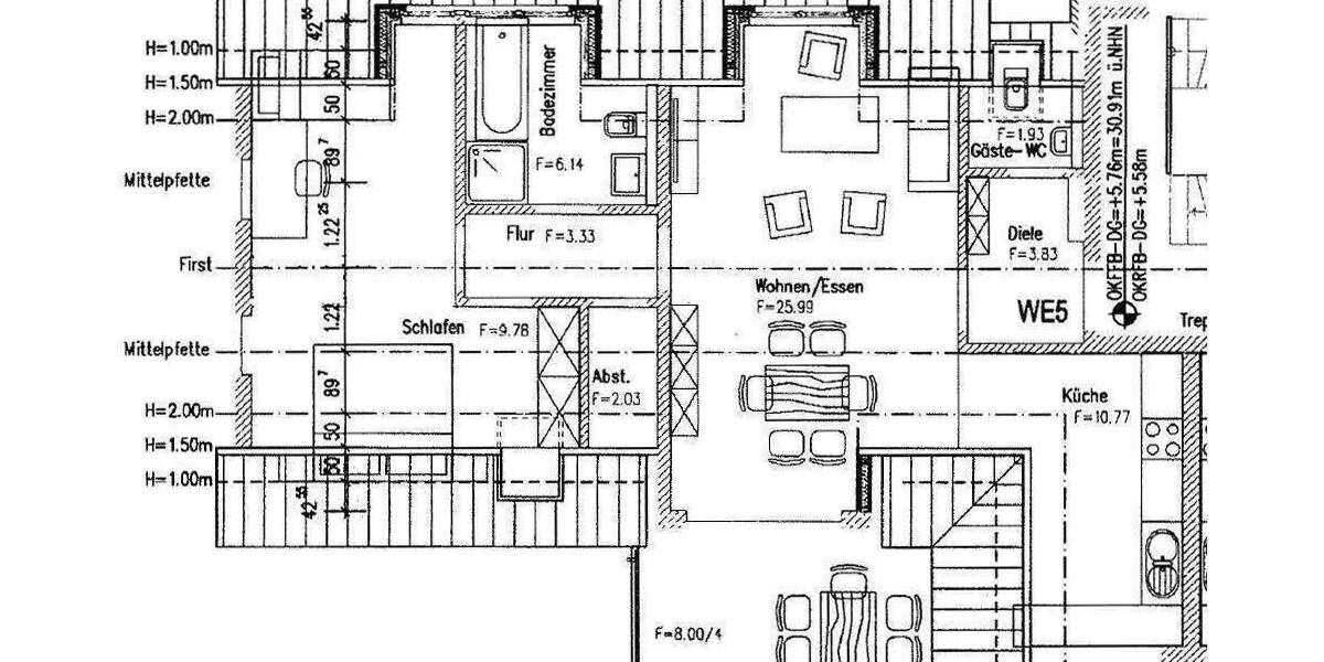 Etagenwohnung Rheinberg - 2 Zimmer, 75 m&sup2;, 840&euro; | Angebot:26903795
