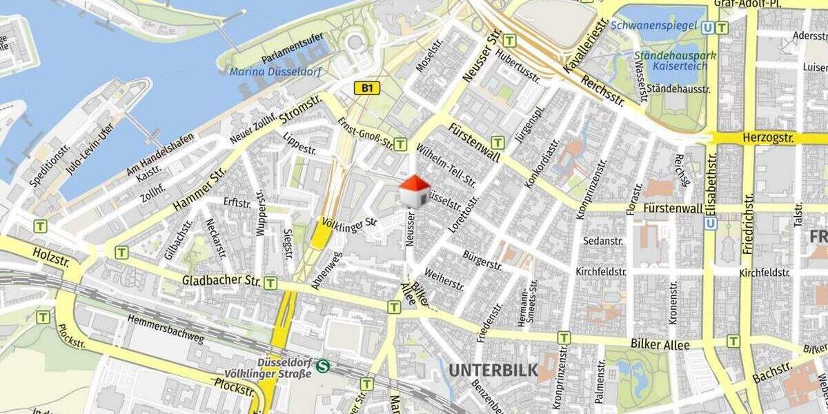 ***Mehrfamilienhaus mit Gewerbeeinheit in begehrter Lage Nähe Lorrettoviertel und Medienhafen*** 1 zimmer