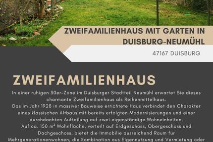 Haus Duisburg Hamborn - 6 Zimmer, 150 m&sup2;, 340.000&euro; | Angebot:27077480