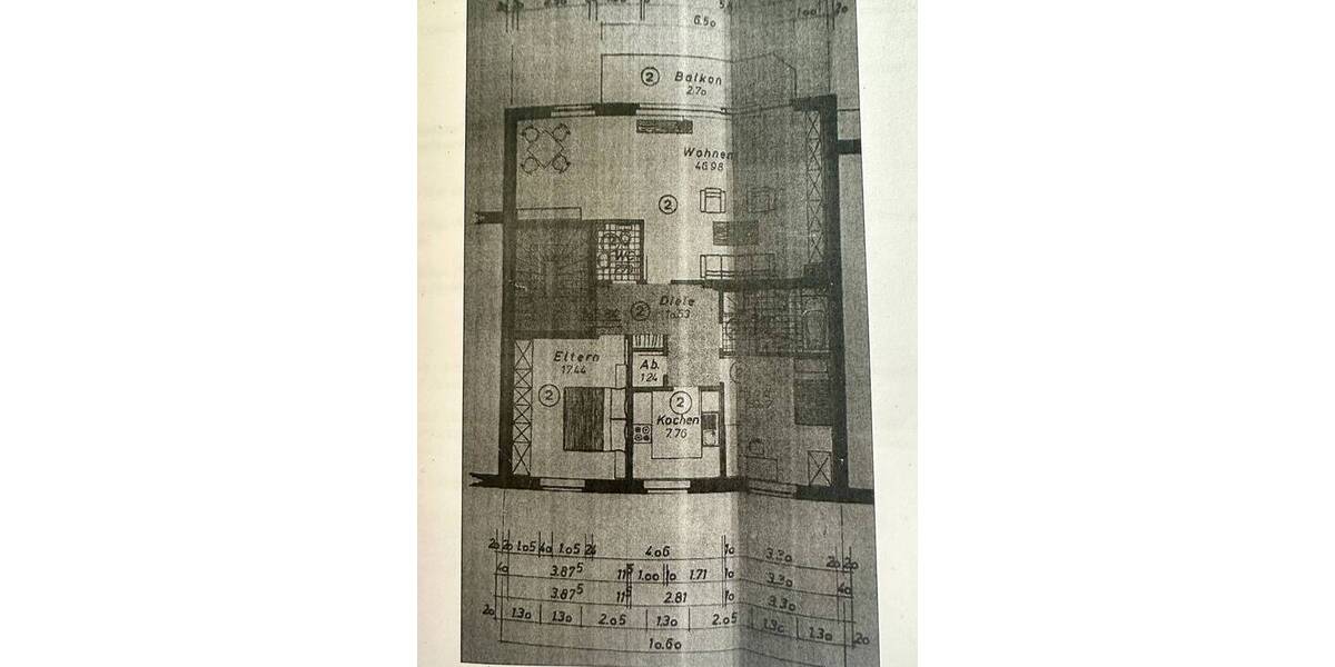 Etagenwohnung Düsseldorf Oberkassel - 4 Zimmer, 106 m&sup2;, 649.000&euro; | Angebot:26842324