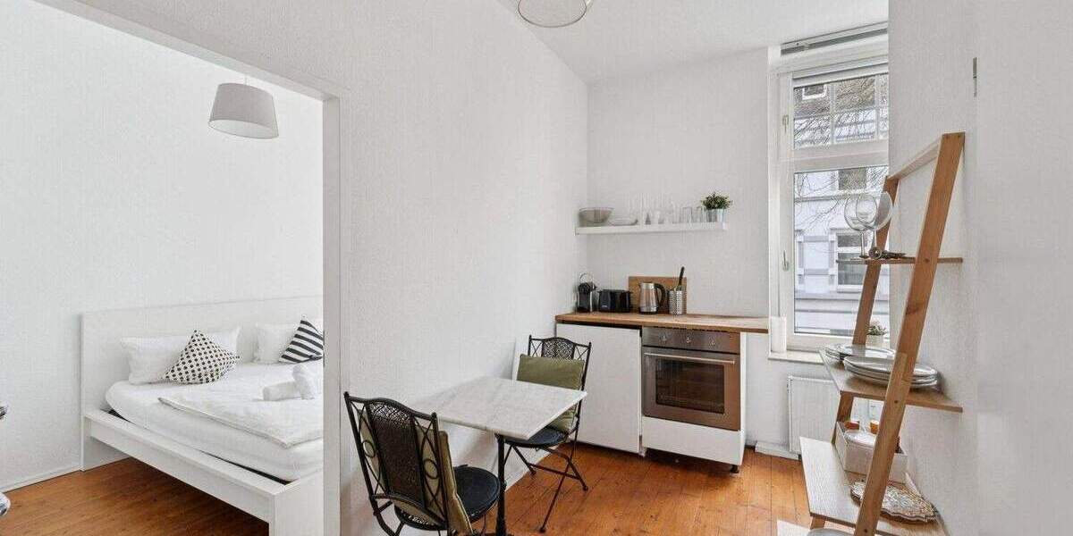 Etagenwohnung Düsseldorf Oberbilk - 2 Zimmer, 38 m&sup2;, 215.000&euro; | Angebot:25213913