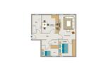 Erdgeschoßwohnung Duisburg Hamborn - 3.5 Zimmer, 75 m&sup2;, 463&euro; | Angebot:26539890