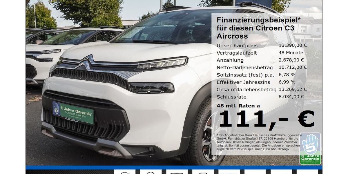 Citroen C3 Aircross 15.295 km 12.950 &euro; Ratingen 40880