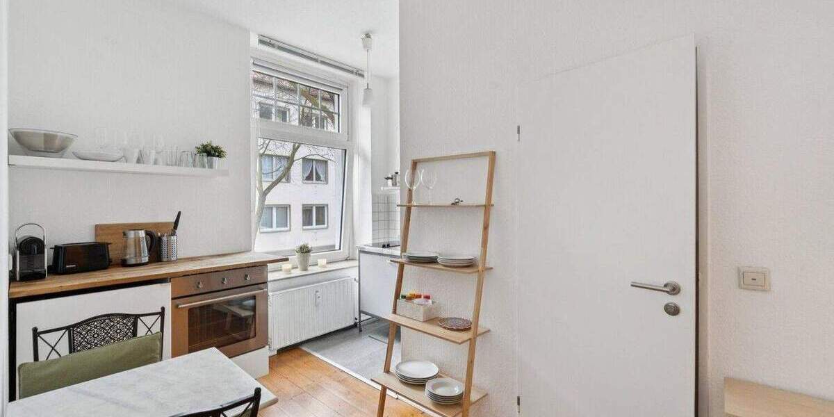 Etagenwohnung Düsseldorf Oberbilk - 2 Zimmer, 38 m&sup2;, 215.000&euro; | Angebot:25213913